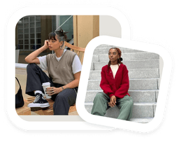 People discussing fashion